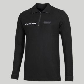 Camisa F1 manga larga Seguridad Privada - Negro - CityGuard