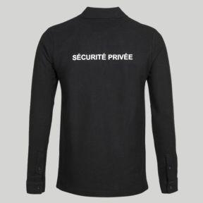 Camisa F1 manga larga Seguridad Privada - Negro - CityGuard