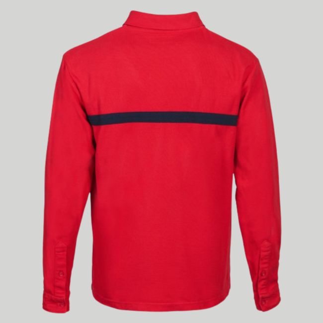 F1 overhemd met lange mouwen Brandveiligheid - Rood - CityGuard