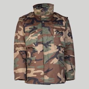 Kurtka US M65 z podszewką - Woodland - Mil-Tec