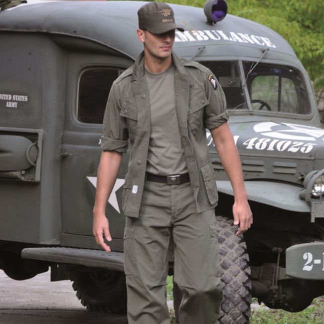 US M64 Vietnam Jacke - Olivgrün - Mil-Tec
