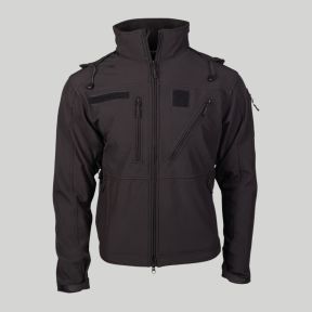 Chaqueta softshell SCU14 - Negro - Mil-Tec
