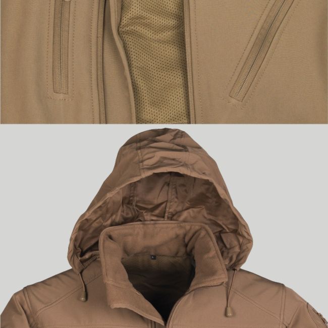 Chaqueta softshell SCU14 - Coyote Oscuro - Mil-Tec