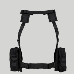 Chaleco táctico de pecho - Negro - 101 Inc