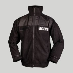 Chaqueta polar Security - Negro - Mil-Tec