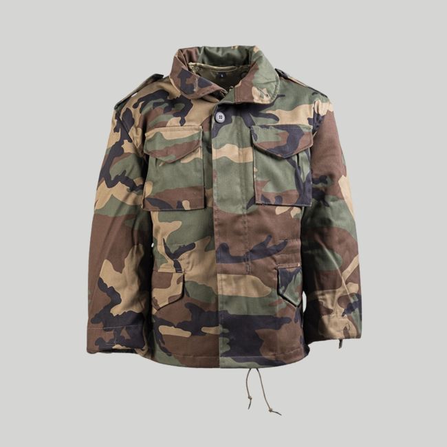 Kurtka M65 dla dzieci - Woodland - Mil-Tec