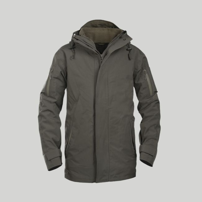 Giacca antipioggia con fodera in pile - Ranger Green - Mil-Tec