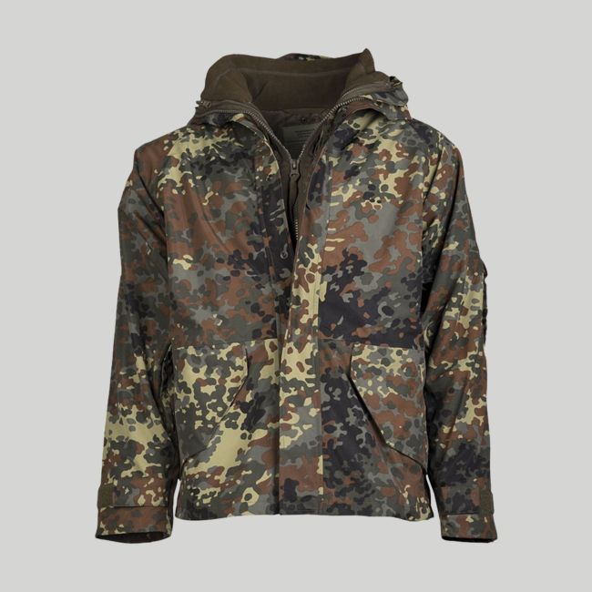 Veste de pluie avec doublure polaire - Camo BW - Mil-Tec