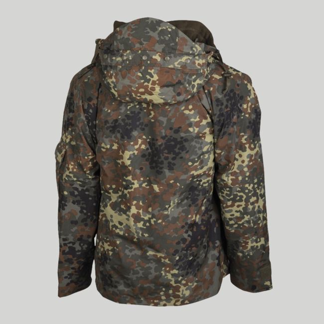 Giacca antipioggia con fodera in pile - Camo BW - Mil-Tec
