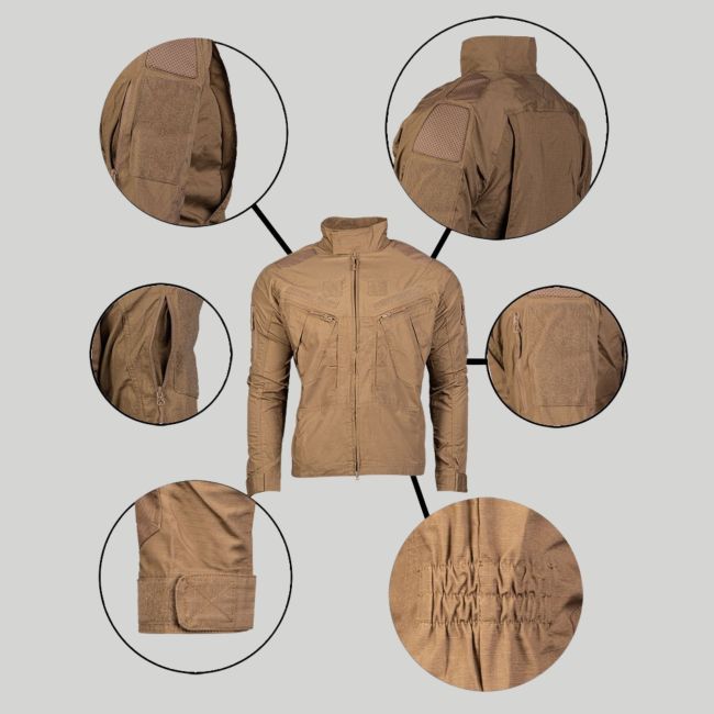 Veste de combat Chimera - Coyote Foncé - Mil-Tec