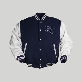 Chaqueta de béisbol NY - Azul Oscuro/Blanco - Mil-Tec
