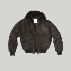 Giacca CWU SWAT con colletto staccabile - Nero - Mil-Tec