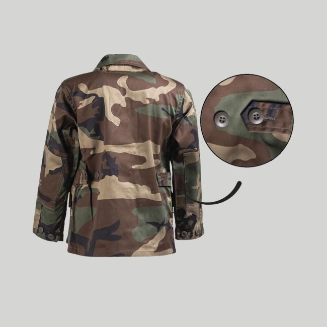 Chaqueta BDU niño - Woodland - Mil-Tec