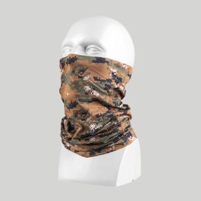 Multifunctionele nekwarmer - Camo Digital Woodland - Mil-Tec