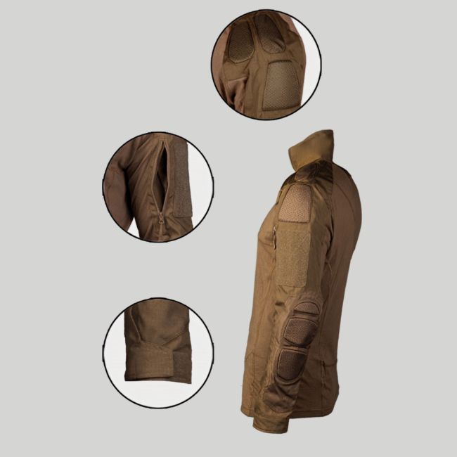 Chemise de combat Chimera - Coyote Foncé - Mil-Tec