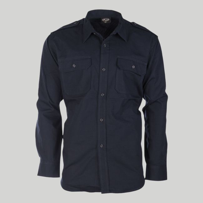 Camisa ripstop - Azul Escuro - Mil-Tec