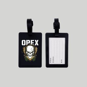 Etiqueta de Equipaje "OPEX Grenade" en Rubber 10 x 6,5 cm - Opex