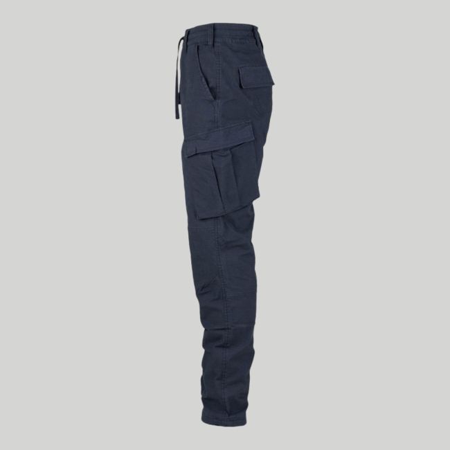 BDU-broek rekbaar in ripstop slim fit - Marineblauw - Fostex Garments