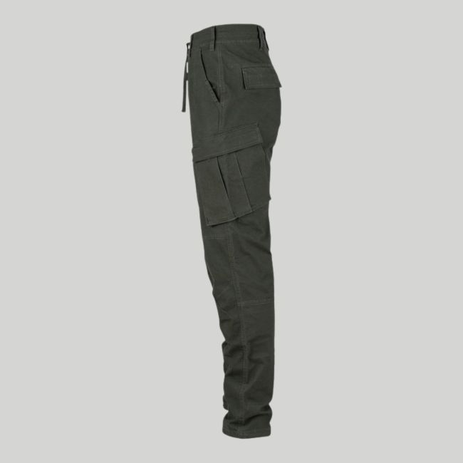 Pantalon BDU extensible en ripstop coupe slim - Vert - Fostex Garments