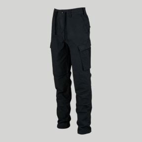 Pantalon BDU extensible en ripstop coupe slim - Noir - Fostex Garments