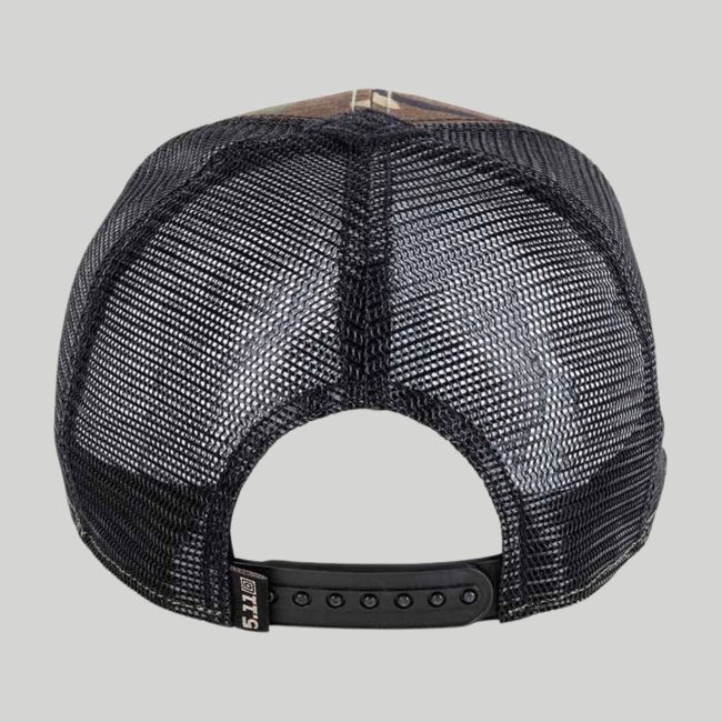 Czapka z daszkiem siatkowa 7 paneli - Woodland - 5.11 Tactical