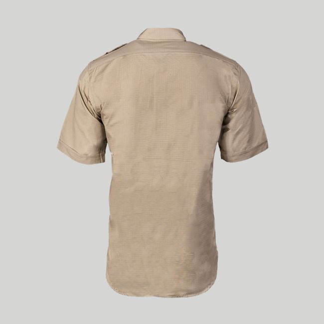 Chemise tropicale à manches courtes - Khaki - Mil-Tec
