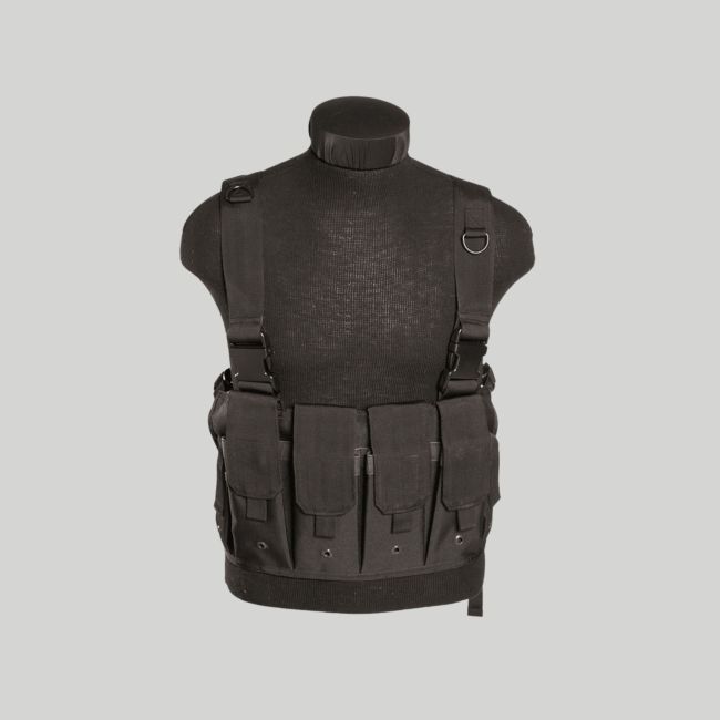 Chest-rig porte-chargeurs - Noir - Mil-Tec