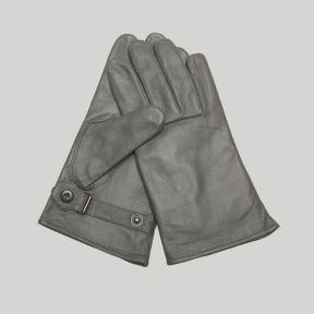 Ziegenlederhandschuhe mit Baumwolle BW-Futter - Grau - Mil-Tec
