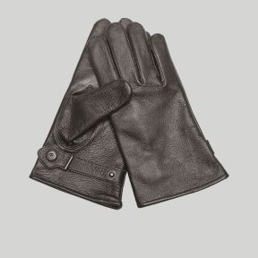 Geitenlederen handschoenen gevoerd met katoen BW - Zwart - Mil-Tec