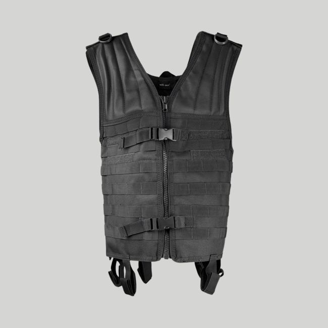 Gilet Carrier Molle - Nero - Mil-Tec