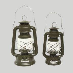 Lampada a petrolio Tempesta 28cm in zinco - Verde Oliva - Mil-Tec