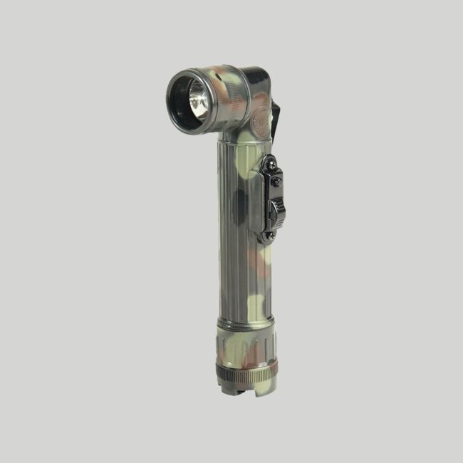Torcia angolata LED 17cm US - Camo BW - Mil-Tec