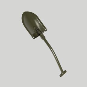 Schwedischer Stahlspaten - Oliv Grün - Mil-Tec