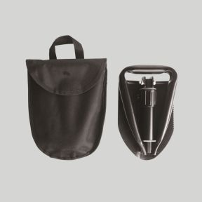 Trifold Klappspaten mit Etui - Schwarz - Mil-Tec