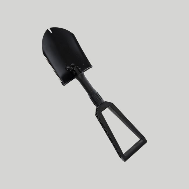 US Trifold 2mm Gen.II schop met foedraal - Zwart - Mil-Tec