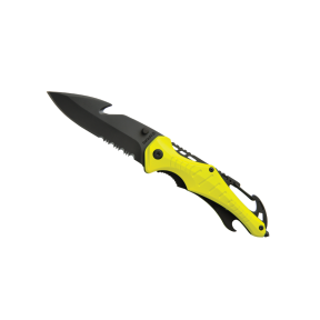 Coltello di sicurezza EMERGENCY giallo fluorescente - Baladéo