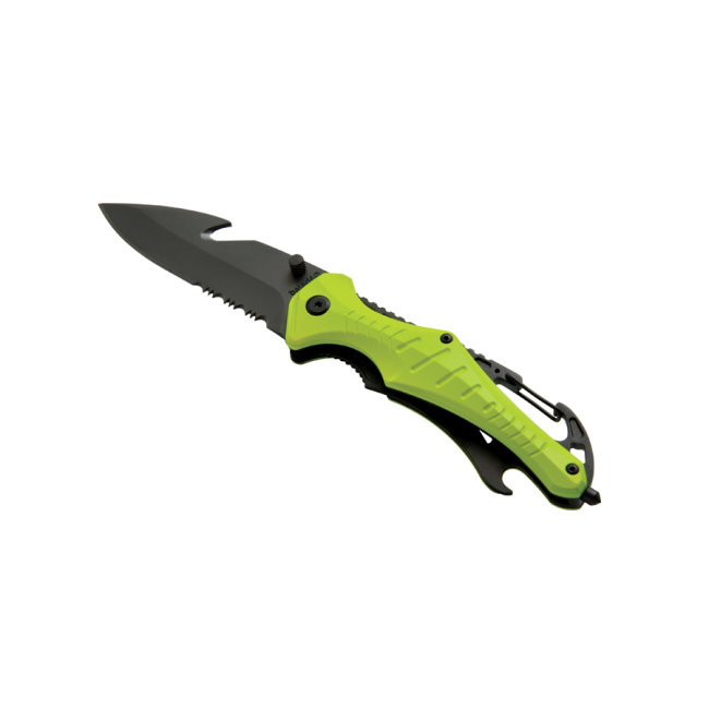 Veiligheidsmes EMERGENCY geel fluo - Baladéo