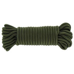 Touwrol 9mm x 15m Groen OD - Highlander