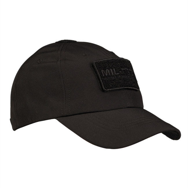 Casquette Base-Ball Softshell Noire - Miltec Casquette Base-Ball Softshell Noire - Miltec