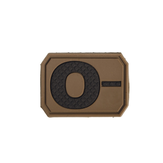 Patch 3D de groupe sanguin O- Coyote - Miltec