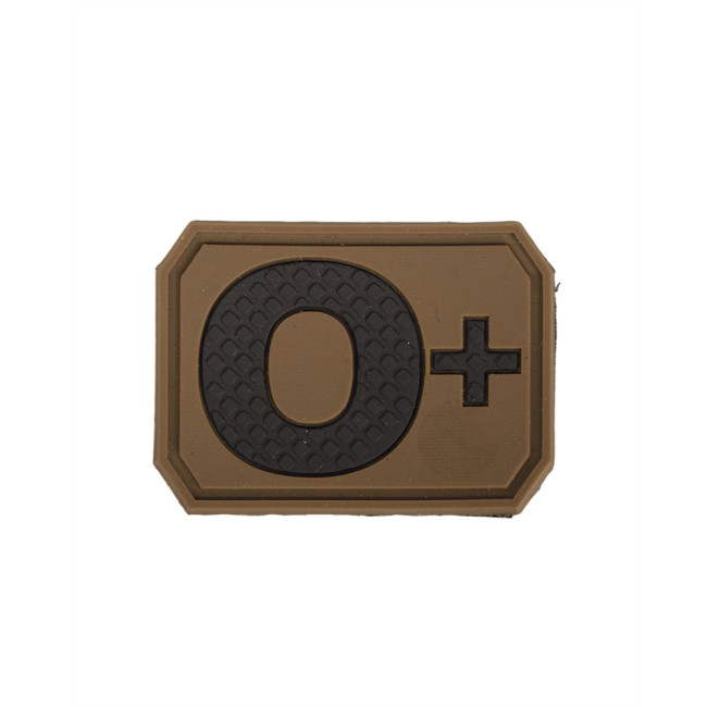 Patch 3D de groupe sanguin O- Coyote - Miltec