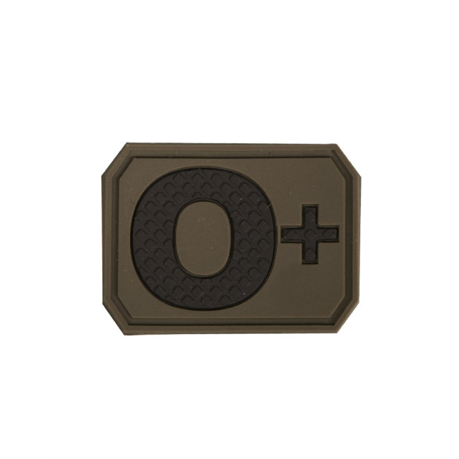 Patch 3D de groupe sanguin O+ Vert OD - Miltec