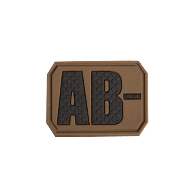 Patch 3D de groupe sanguin O- Coyote - Miltec