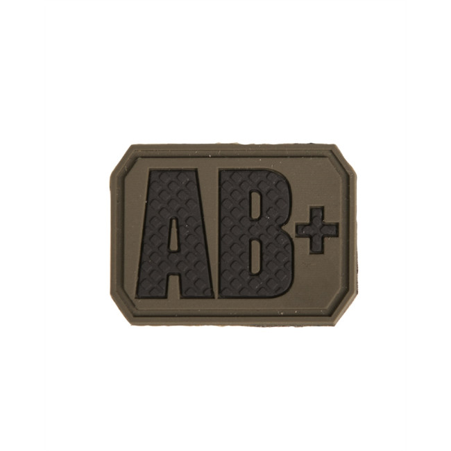 Patch 3D de groupe sanguin AB+ Vert OD - Miltec