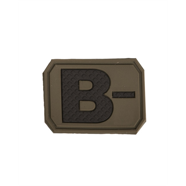 Patch 3D bloedgroep AB- Groen OD - Miltec