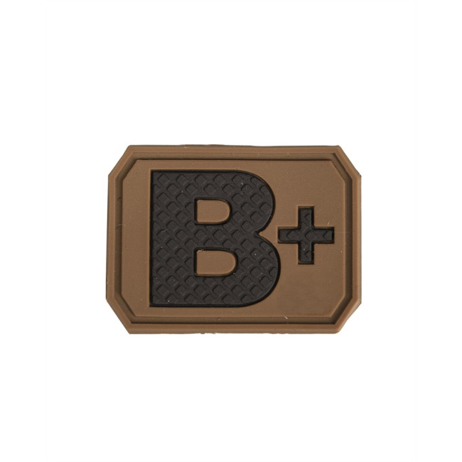 Patch 3D de groupe sanguin B+ Coyote - Miltec