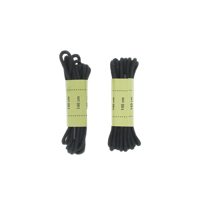 Set van 2 paar Veters 140 cm katoen Zwart - Miltec