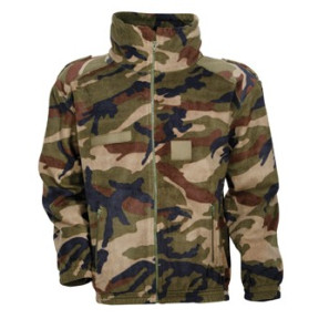 Fleece jas army Camo CE