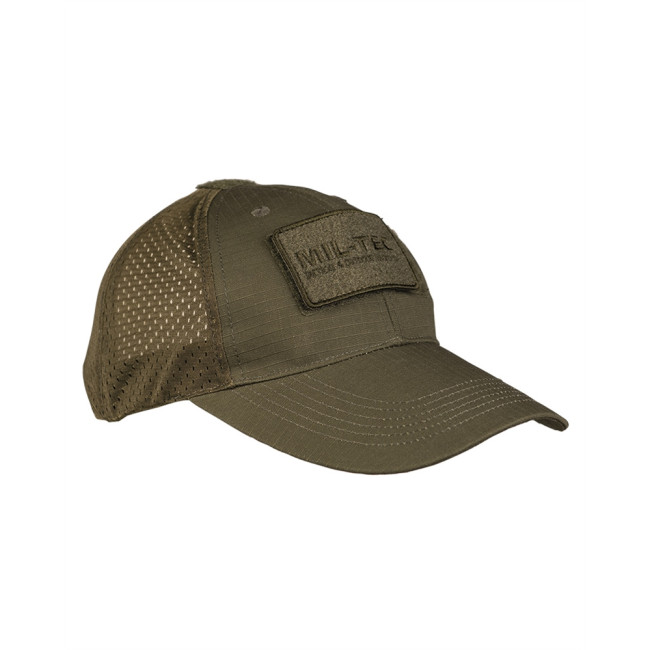 Casquette Base-Ball filet Vert OD - Miltec