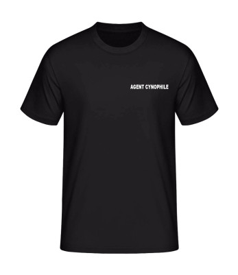 Tee-shirt AGENT CYNOPHILE Noir - Vetsecurite
